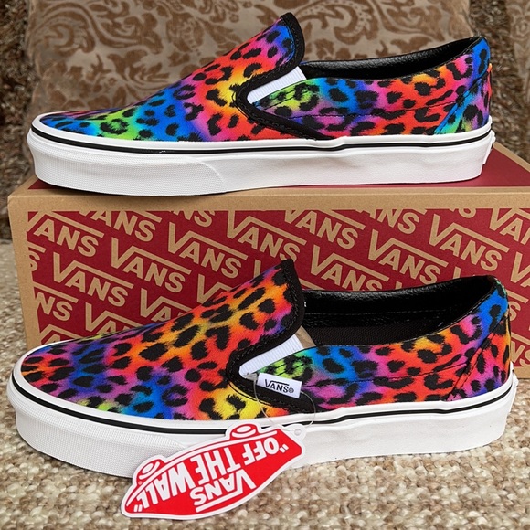 Vans Classic Slip On Rainbow/spot/leopard WMNS - Picture 6 of 16